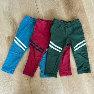 Tea Collection Boys Pants Jogger bundle of 3 pairs